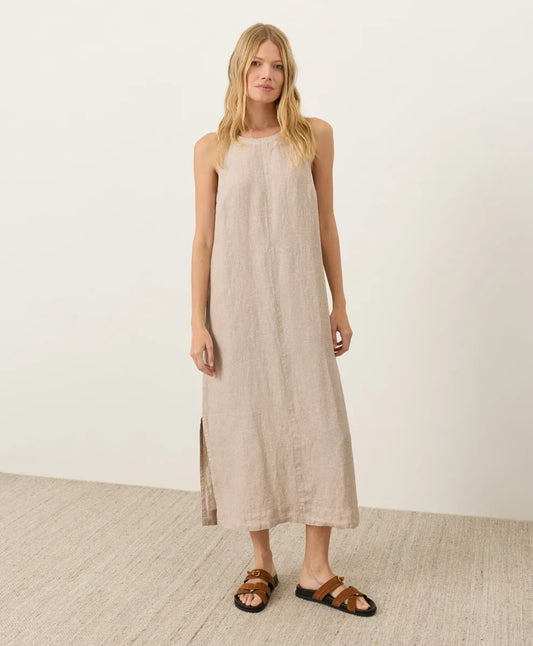 clearance linen easy tank dress