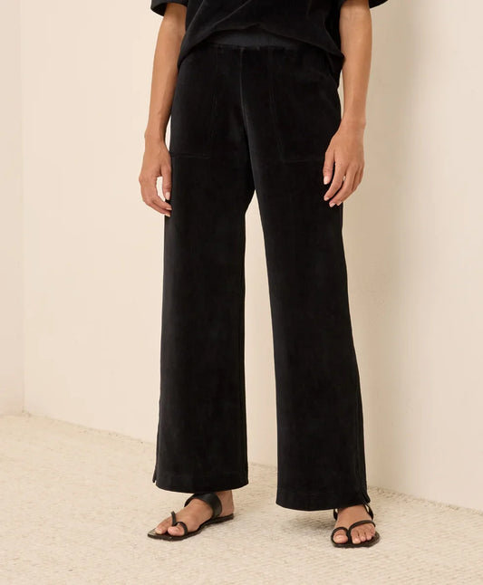 clearance pure velour wide leg pant