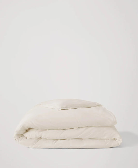 organic room service sateen duvet cover