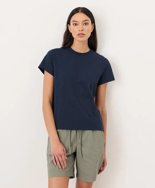 soft-slub essential crewneck tee