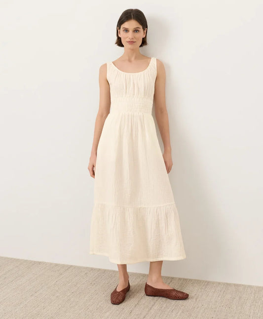 clearance coastal double gauze cami dress