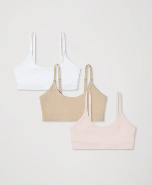 everyday modern scoop bralette 3-pack